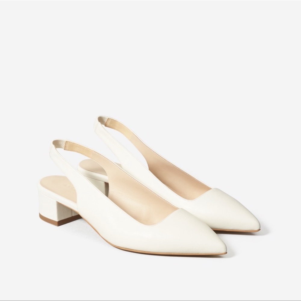 Everlane Editor Slingback in Bone